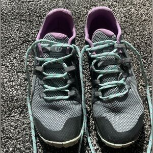 Merrell Gray and Purple Athletic Shoes with Breathable Mesh